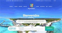 Desktop Screenshot of cozumelparks.com